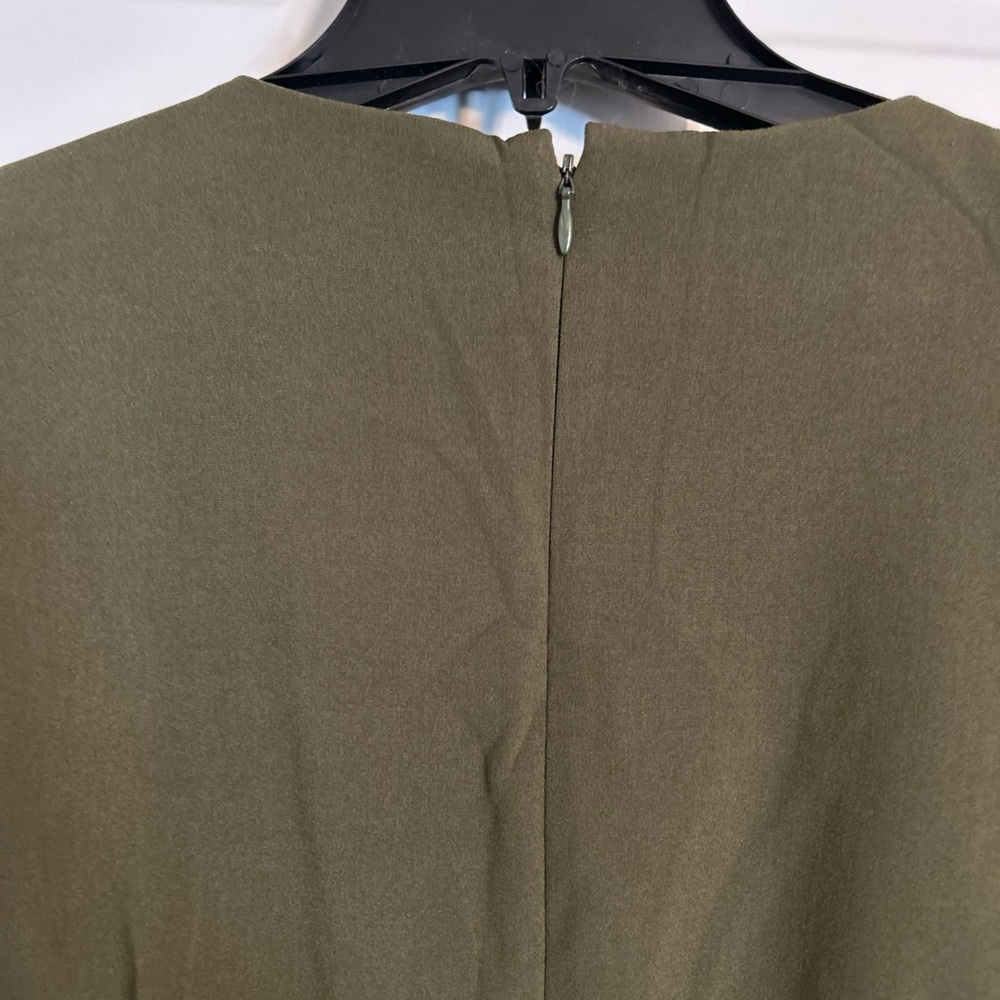 Olive green dress size 16 - Picture 4 of 5